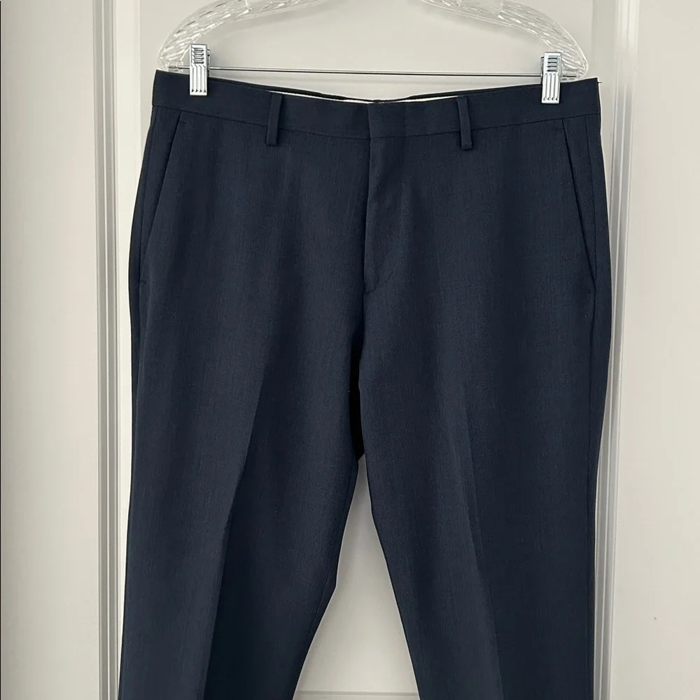 J. Crew Navy Ludlow Traveler Pants, Mens size W33 L32